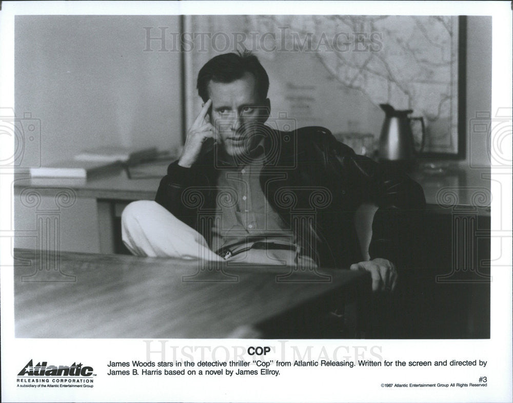 1987 Press Photo James Woods stars in &quot;Cop&quot; - Historic Images