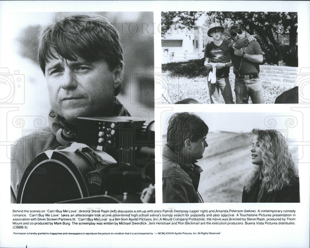 Steve Rash Director Patrick Dempsey Amanda Peterson Actors 1987 vintage ...