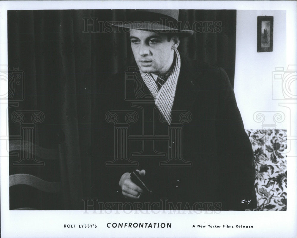 1976 Press Photo Film Confrontation Peter Bollag - Historic Images