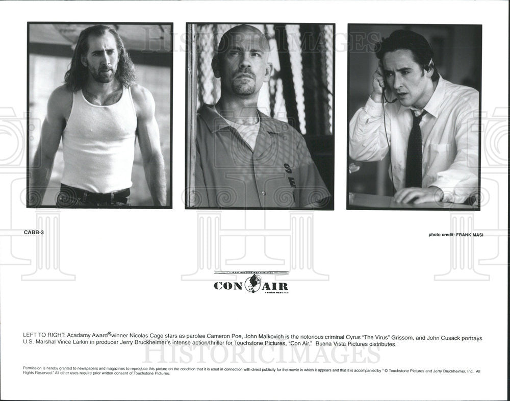  Con Air : Nicolas Cage, John Cusack, John Malkovich