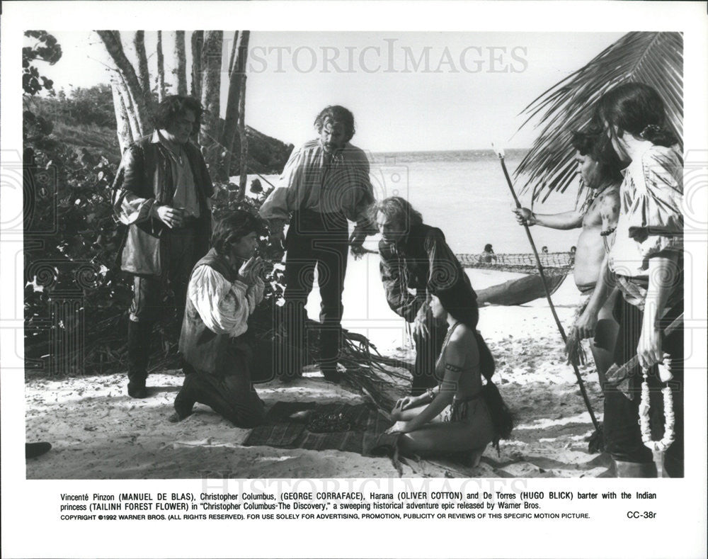 1992 Press Photo Christopher Columbus-The Discovery George Corraface Oliver - Historic Images