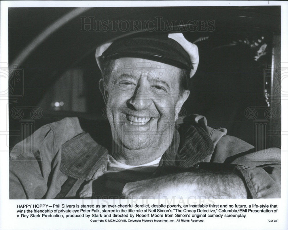 1978 Press Photo Phil Silvers The Cheap Detective - Historic Images