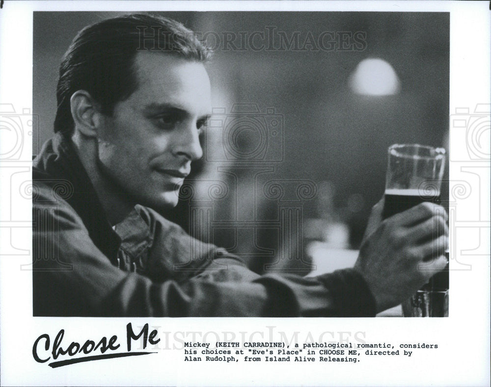 1984 Press Photo Keith Carradine in &quot;Choose Me&quot; - Historic Images