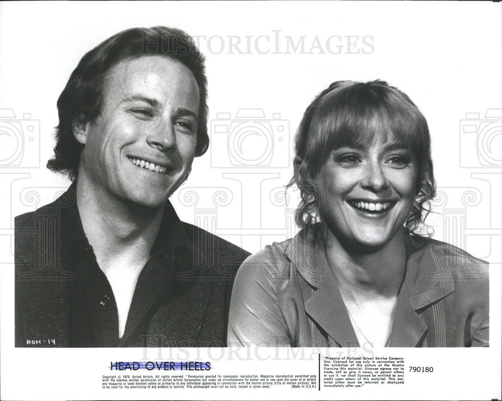 1979 Press Photo John Heard, Mary Beth Hurt star in &quot;Chilly Scenes of Winter&quot; - Historic Images