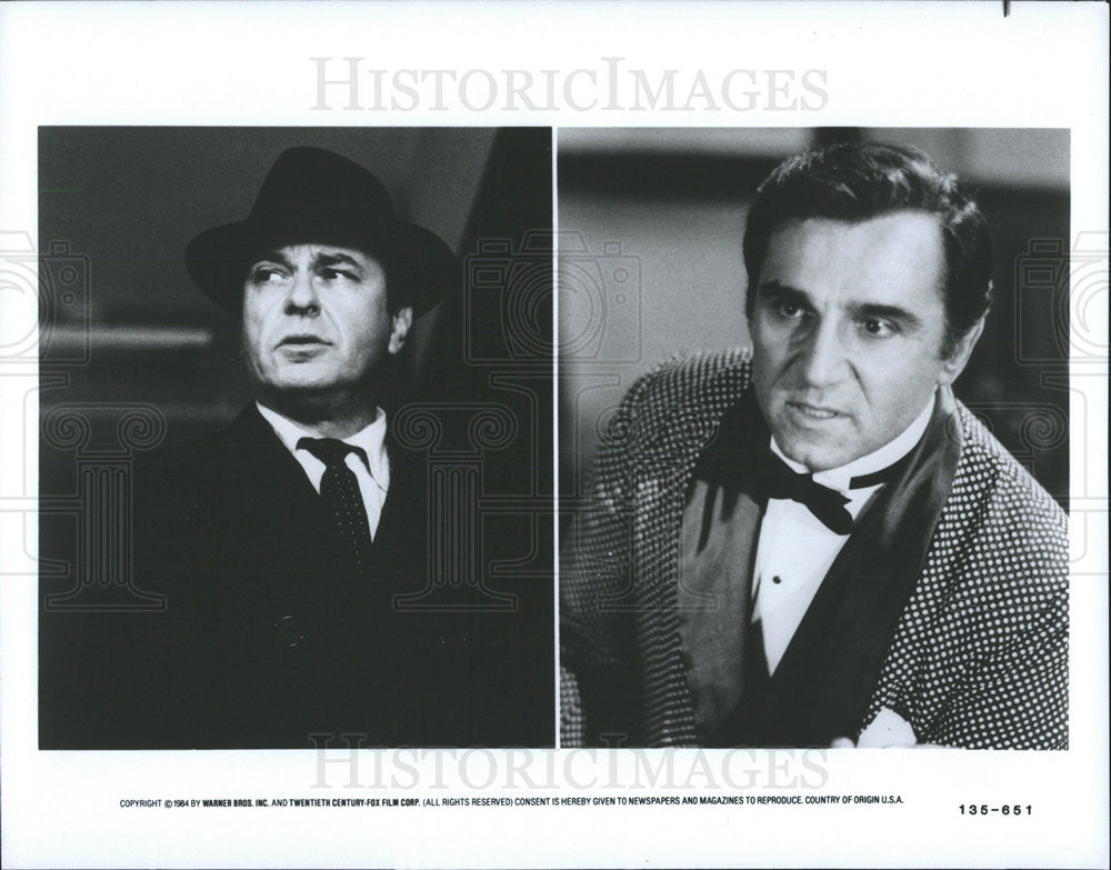 1984 Press Photo Rip Torn Actor Tony Lo Bianco Action Comedy City Heat Movie - Historic Images