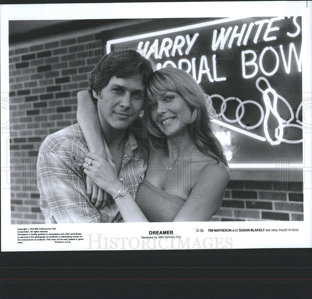 1979 Press Photo Dreamer Film Tim Matheson Susan Blakely Character Portrait - Historic Images