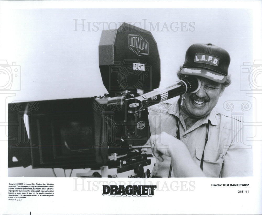 1987 Press Photo &quot;Dragnet&quot; Director Tom Mankiewicz - Historic Images