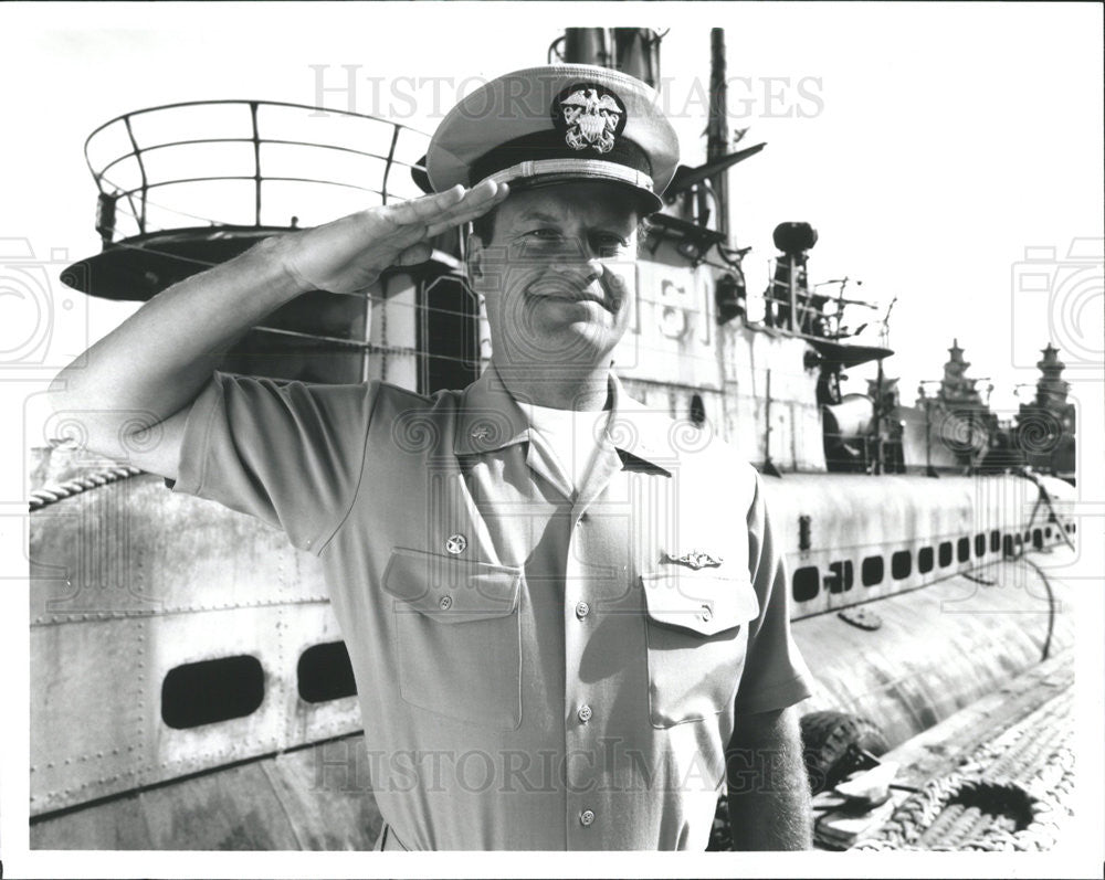 1996 Press Photo Kelsey Grammer Actor Down Periscope Comedy Movie - Historic Images