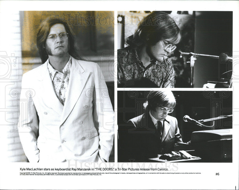 1991 Press Photo Kyle MacLachlan in &quot;The Doors&quot; - Historic Images