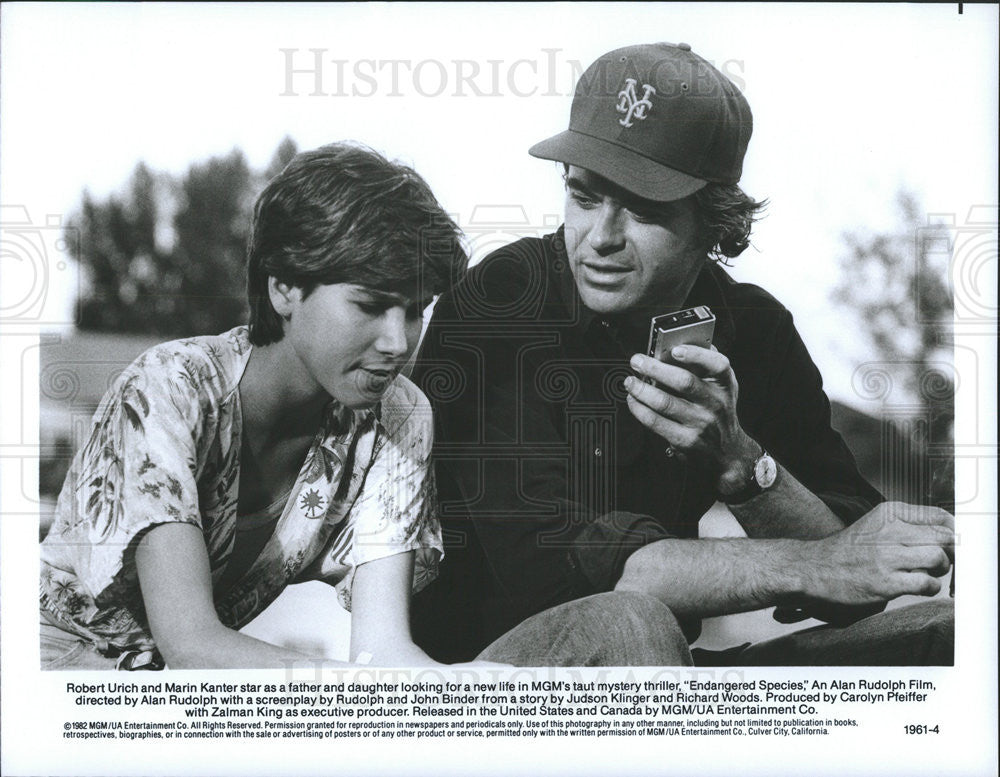 1982 Press Photo Marin Kanter &amp; Robert Urich Star In Endangered Species - Historic Images