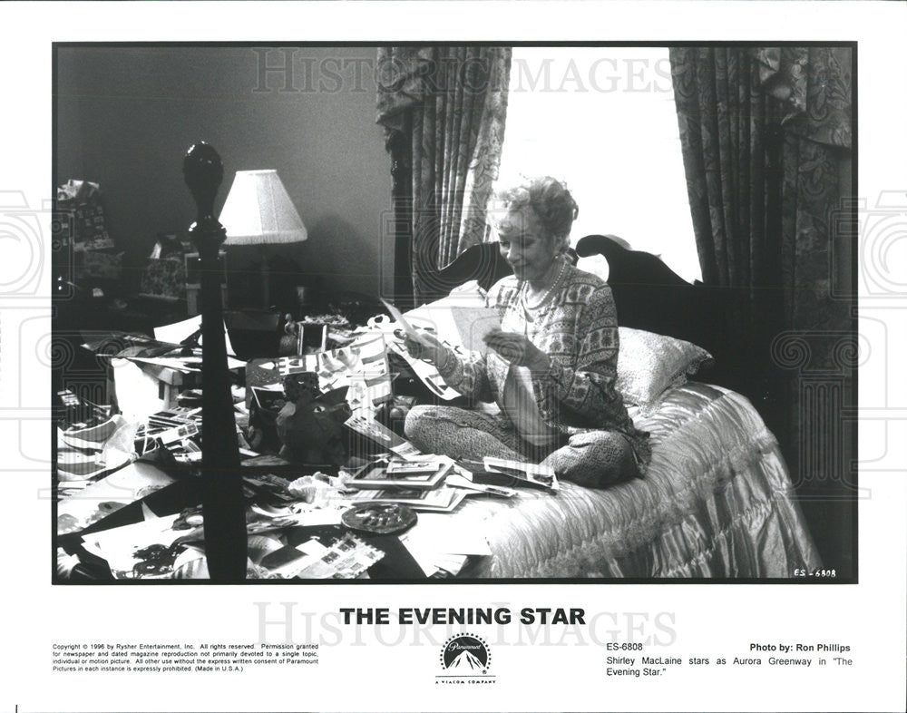 1996 Press Photo Shirley McClaine As Aurora Greenway In The Evening Star - Historic Images