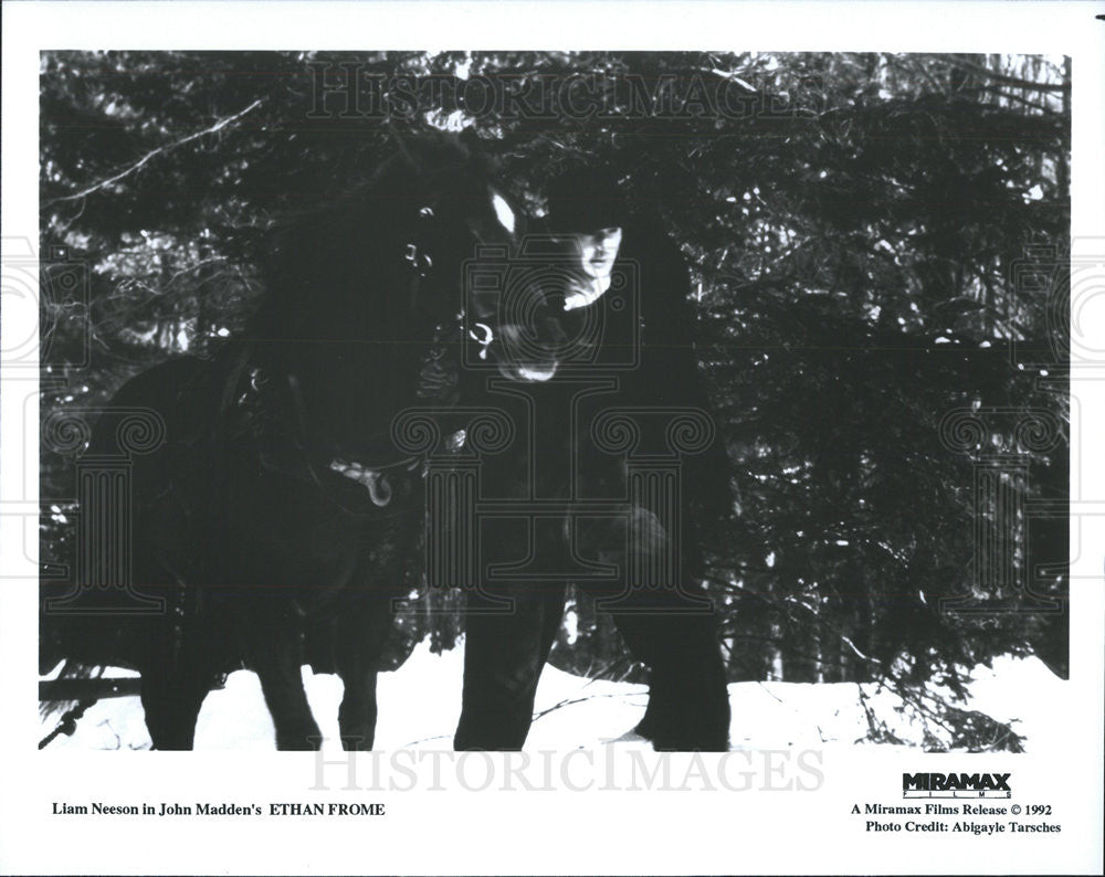 1992 Press Photo Liam Neeson Actor Ethan Frome Film Movie British American Film - Historic Images