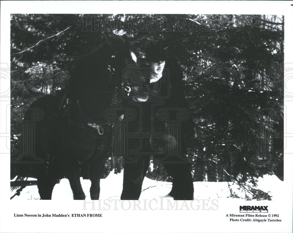 1992 Press Photo Liam Neeson Actor Ethan Frome British American Drama Film - Historic Images