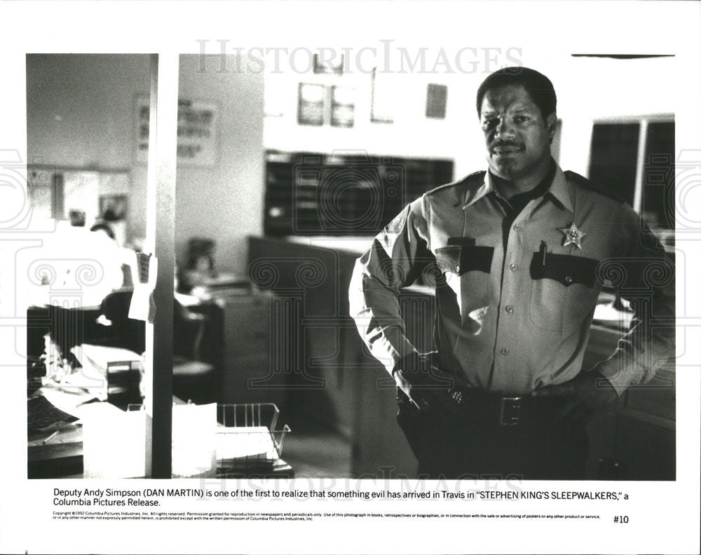 1992 Press Photo Dan Martin Stars In Stephen King&#39;s &quot;Sleepwalkers&quot; - Historic Images