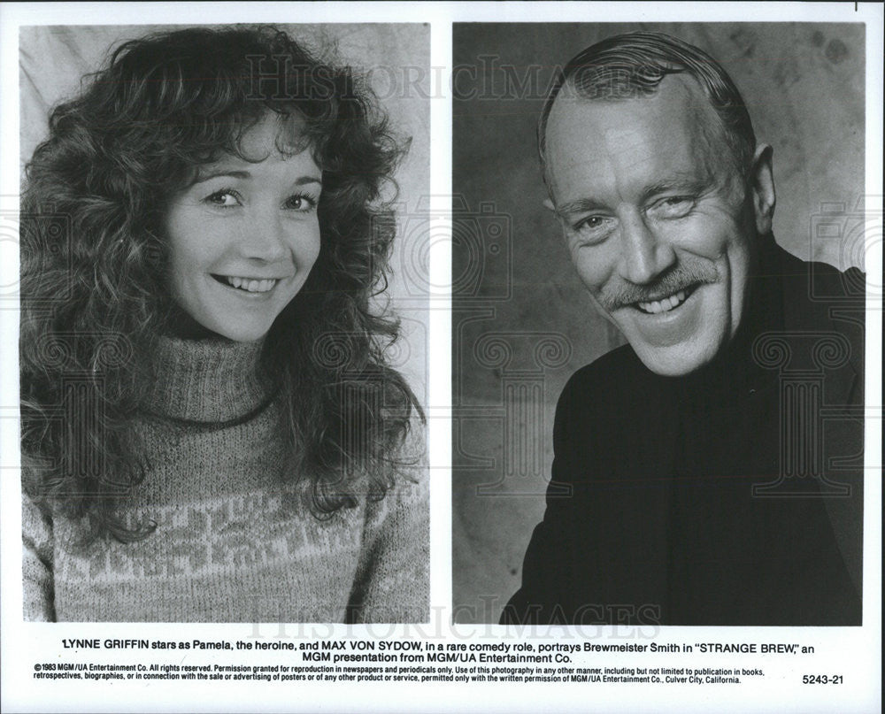 Lynne Griffin Max Von Sydow Strange Brew 1983 vintage promo photo print ...