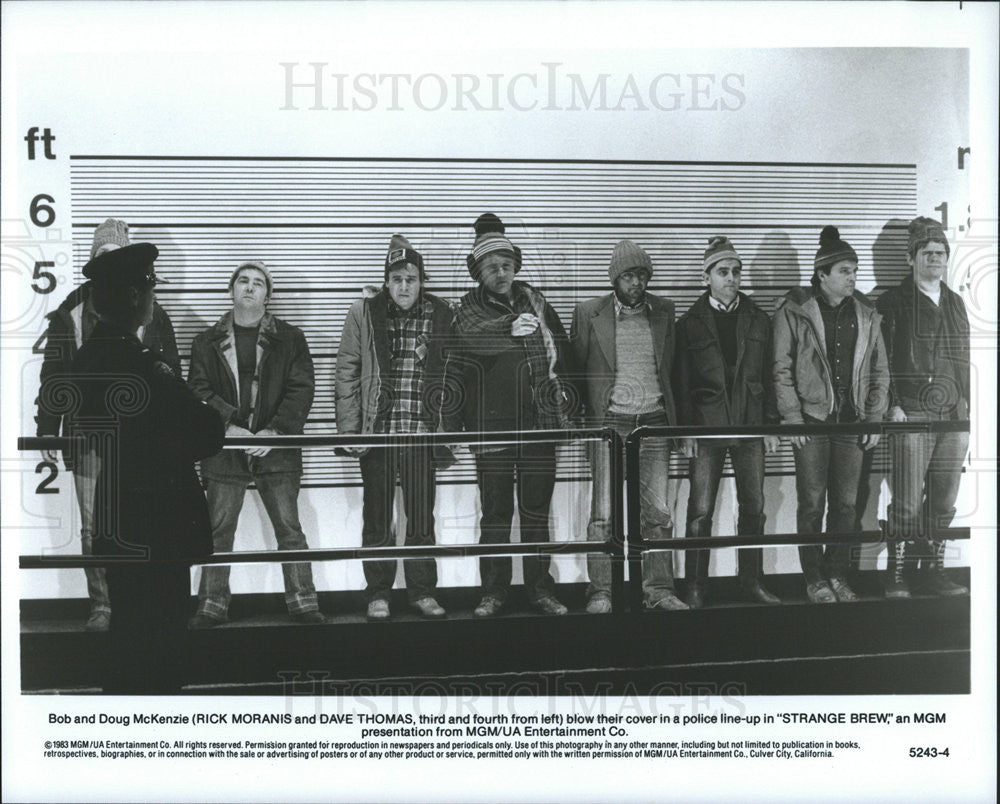 1983 Press Photo Rick Moranis Dave Thomas Strange Brew - Historic Images