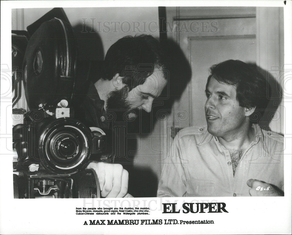 1979 Press Photo On Set Of the Movie &quot;El Super&quot; - Historic Images