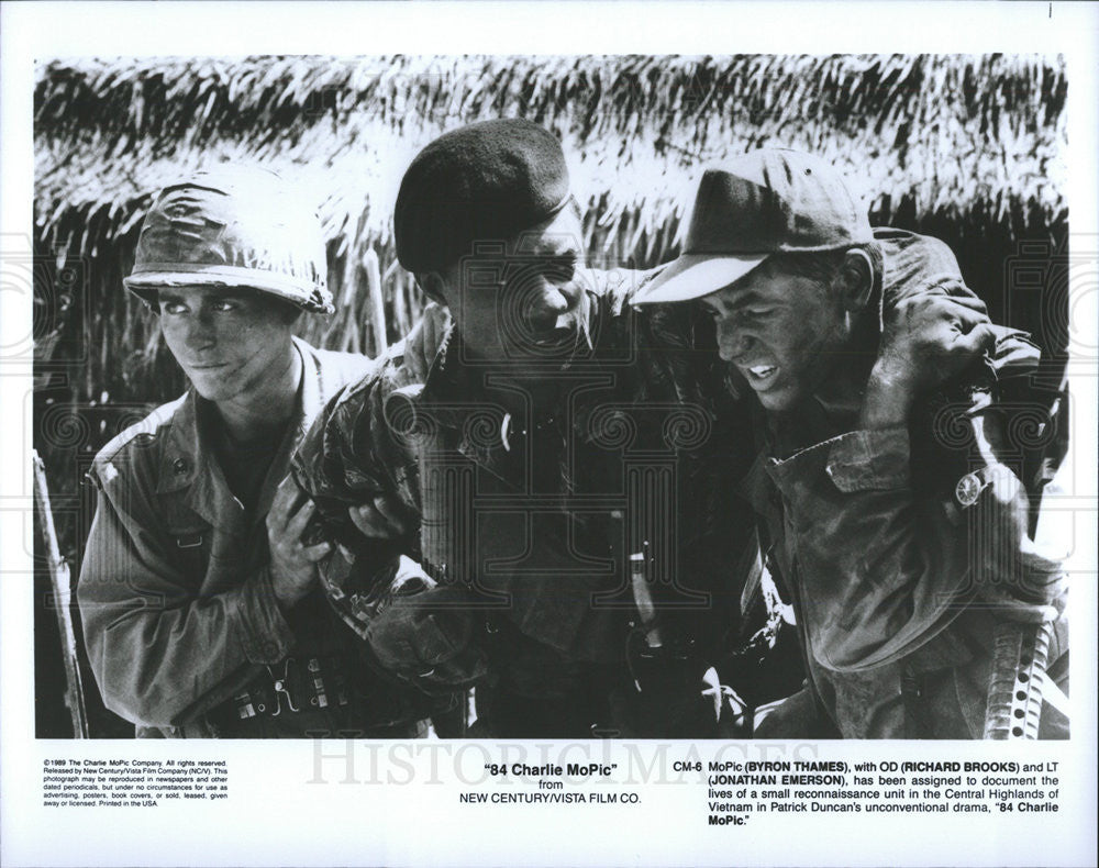 1989 Press Photo Byron Thames, Richard Brooks And Johnathan Emerson - Historic Images