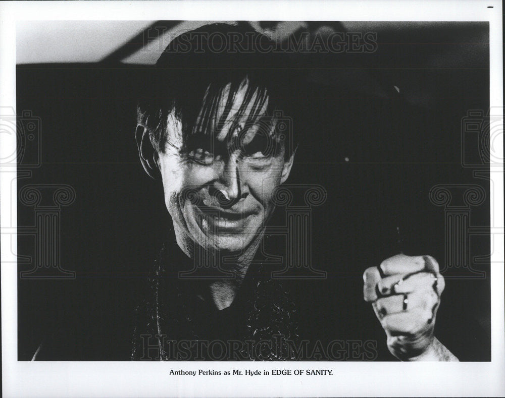 Press Photo Anthony Perkins As Mr. Hyde In "Edge Of Sanity" - Historic Images