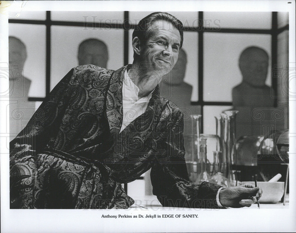 Press Photo Anthony Perkins As Dr. Jekyll In &quot;Edge Of Sanity&quot; - Historic Images