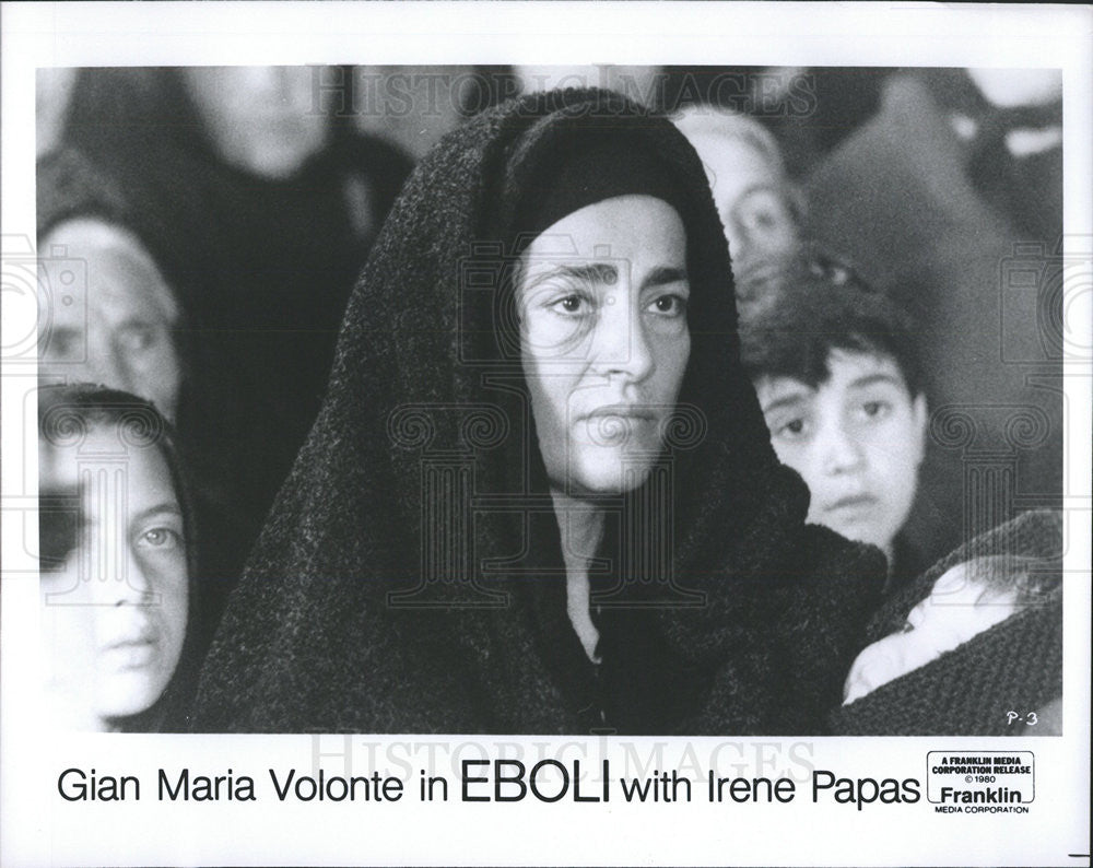 1980 Press Photo Film Eboli Irene Papas Gian Maria Volonte - Historic Images