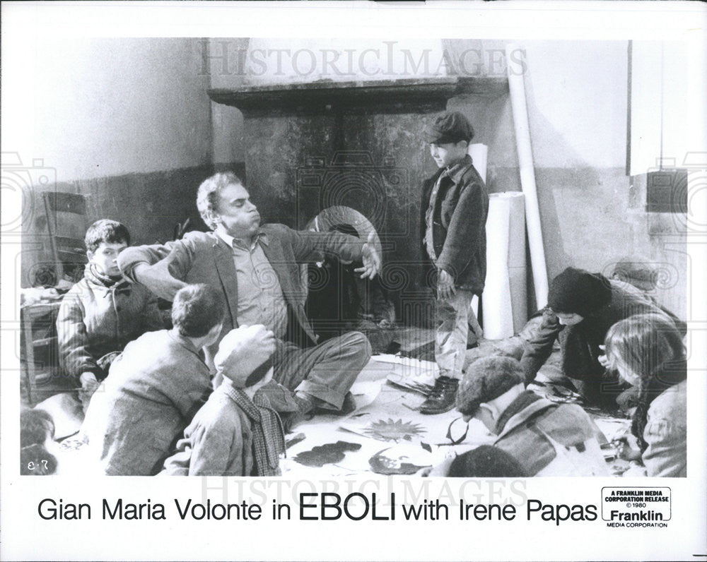 1980 Press Photo Film Eboli Gian Maria Volonte Irene Papas - Historic Images