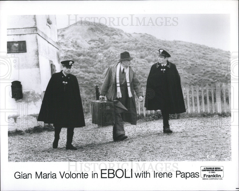 1980 Press Photo Film Eboli Gian Maria Volonte Irene Papas - Historic Images