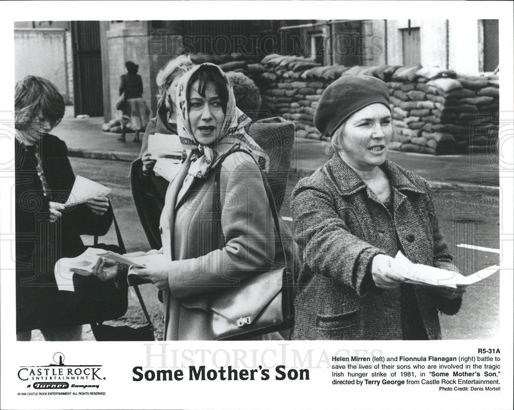 1996 Press Photo Helen Mirren, Fionnula Flanagan in &quot;Some Mother&#39;s Son&quot; - Historic Images