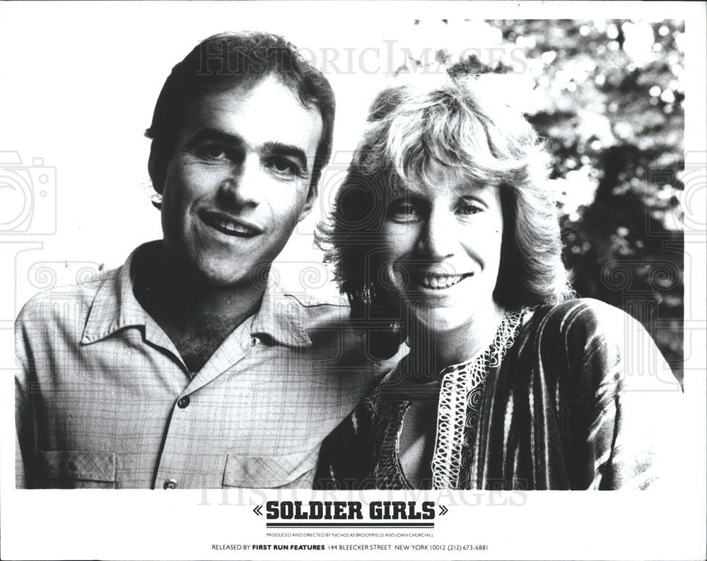 1981 Press Photo  Nick Broomfield Joan Churchill Documentary Film Soldier Girls - Historic Images