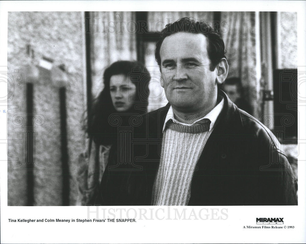1993 Press Photo Tina Kellegher And Colm Meaney Star In &quot;The Snapper&quot; - Historic Images