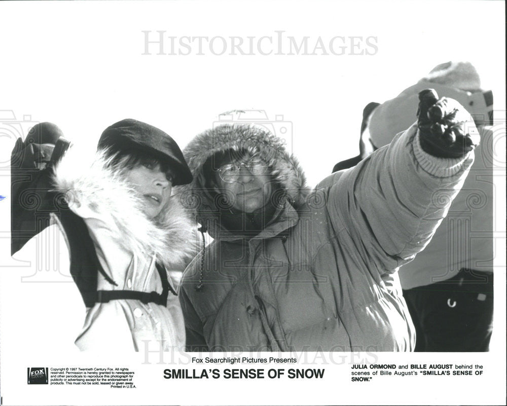 1997 Press Photo Julia Ormond Actress Billie August Actor Smilla&#39;s Sense Snow - Historic Images