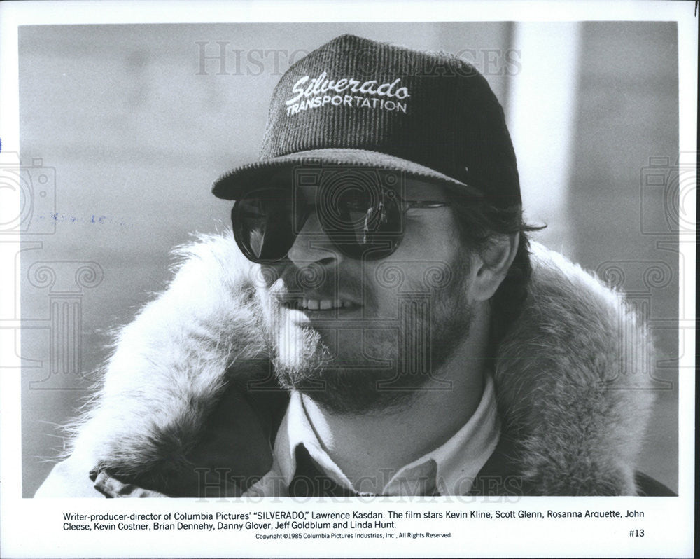 1985 Press Photo Writer-Producer-Director Of &quot;Silverado,&quot; Lawrence Kasdan - Historic Images