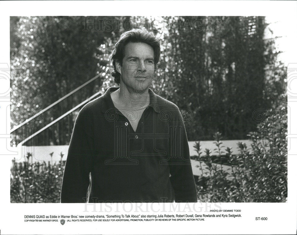 1995 Press Photo Dennis Quaid in &quot;Something To Talk About&quot; - Historic Images