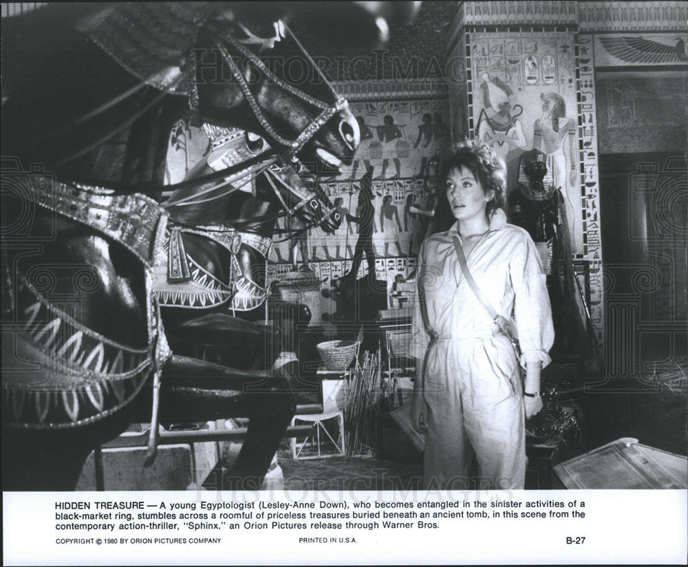 1980 Press Photo Lesley-Anne Down in "Sphinx" - Historic Images