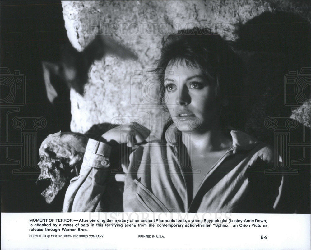 1980 Press Photo Lesley-Anne Down in &quot;Sphinx&quot; - Historic Images