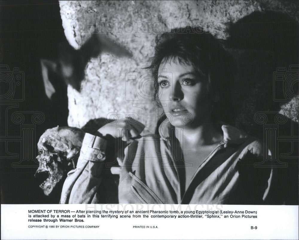 1980 Press Photo Lesley-Anne Down in "Sphinx" - Historic Images
