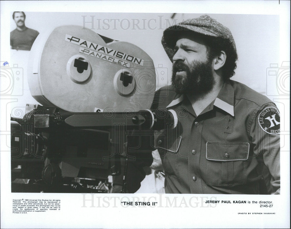 1983 Press Photo Jeremy Paul Kagan Director of &quot;The Sting II&quot; - Historic Images