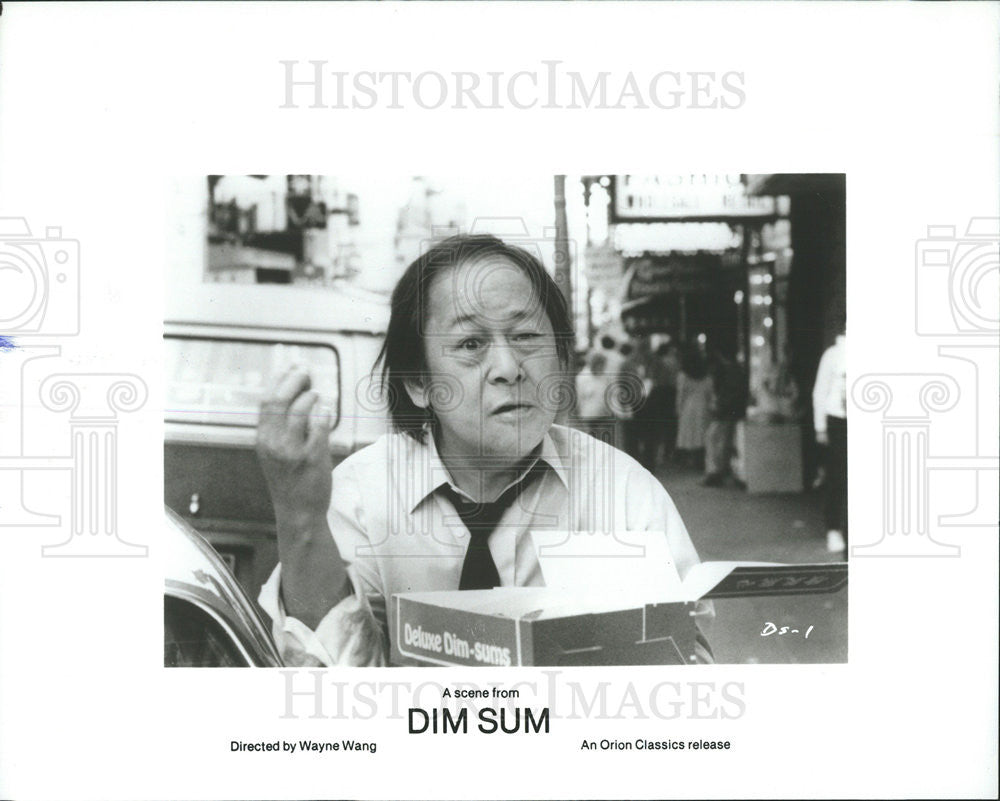 1985 Press Photo Dim Sum: A Little Bit of Heart Victor Wong - Historic Images