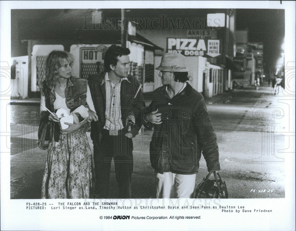 1984 Press Photo Lori Singer, Timothy Hutton &amp; Sean Penn - Historic Images