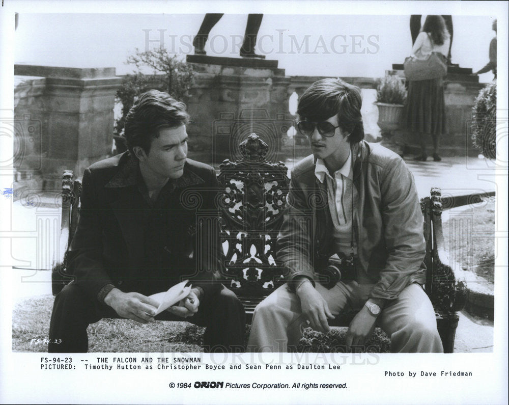 Timothy Hutton And Sean Penn Star In The Falcon And The Snowman 1984 Vintage Promo Photo Print 4020