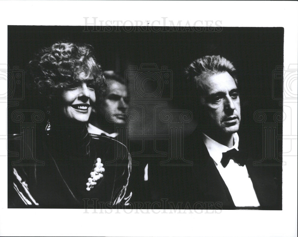 1990 Press Photo Godfather Part III Al Pacino Diane Keaton - Historic Images