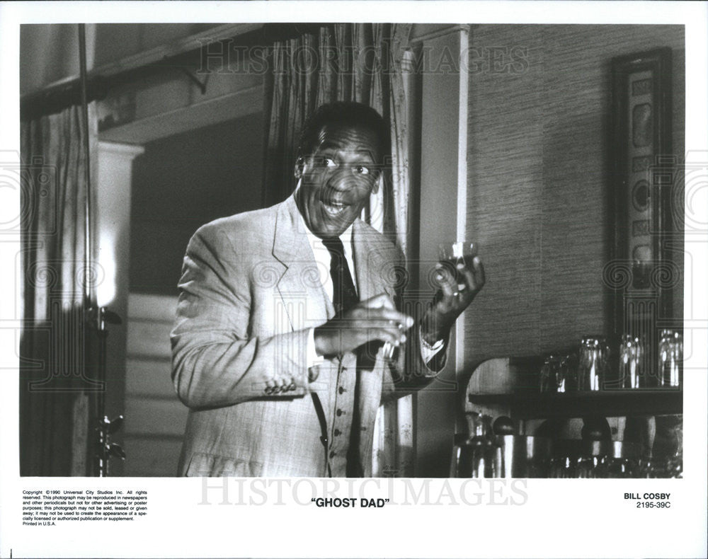 1990 Press Photo Bill Cosby Stars In Ghost Dad - Historic Images