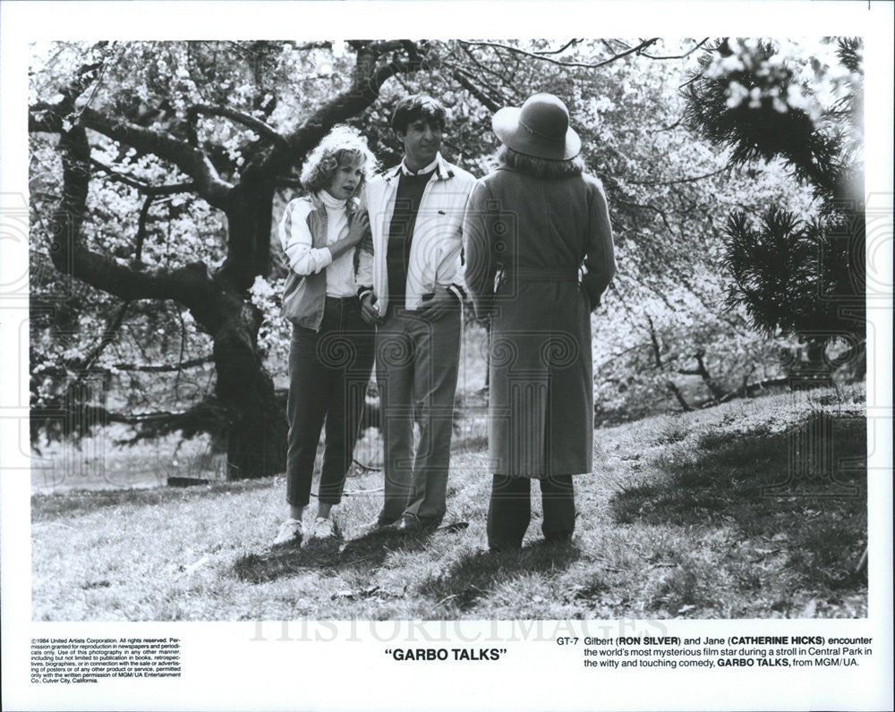 1984 Press Photo Ron Silver &amp; Catherine Hicks Star In &quot;Garbo Talks&quot; - Historic Images