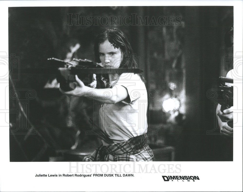 1996 Press Photo Juliette Lewis Stars In From Dusk Till Dawn - Historic Images