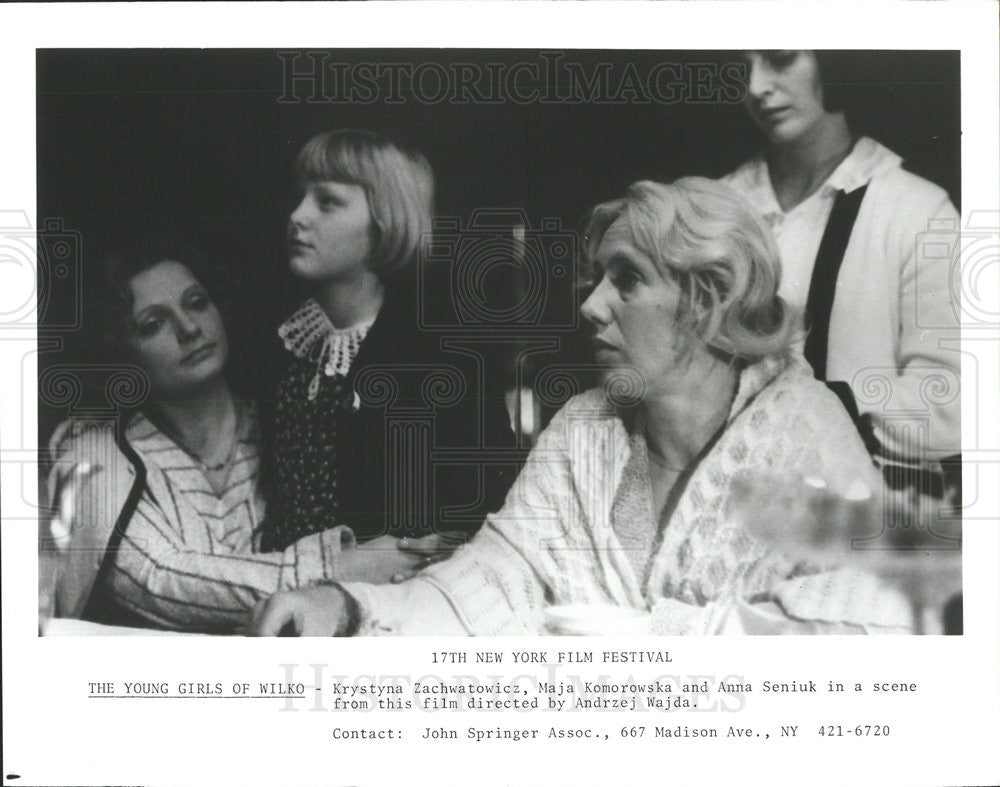 1979 Press Photo Krystyna Zachwatowicz In The Young Girls Of Wilko&quot; - Historic Images