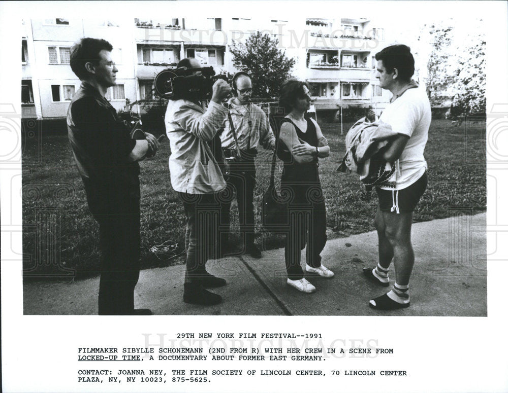 1991 Press Photo Sibylle Schonemann Director Locked-Up Time - Historic Images