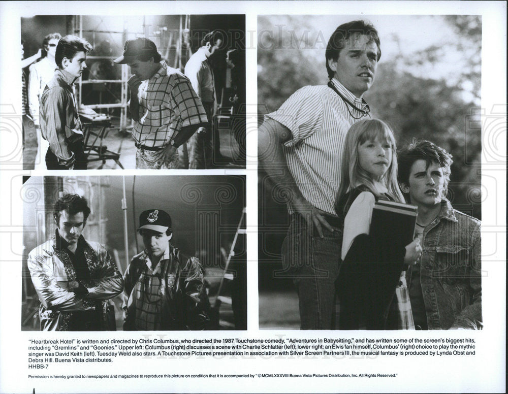 1987 Press Photo &quot;Adventures In Babysitting&quot; Director Chris Columbus - Historic Images