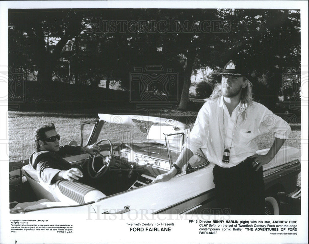 1990 Press Photo &quot;The Adventures Of Ford Fairlane&quot; Director Renny Harlin - Historic Images