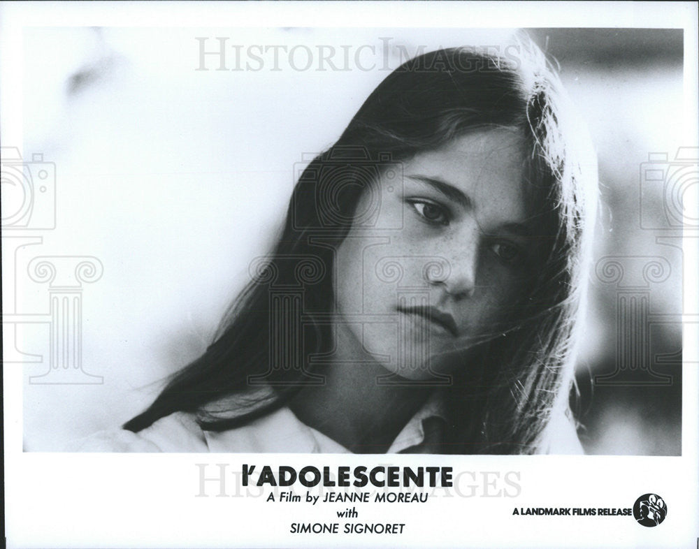 1978 Press Photo Laetitia Chauveau Actress L&#39;Adolescente Foreign Film Movie - Historic Images