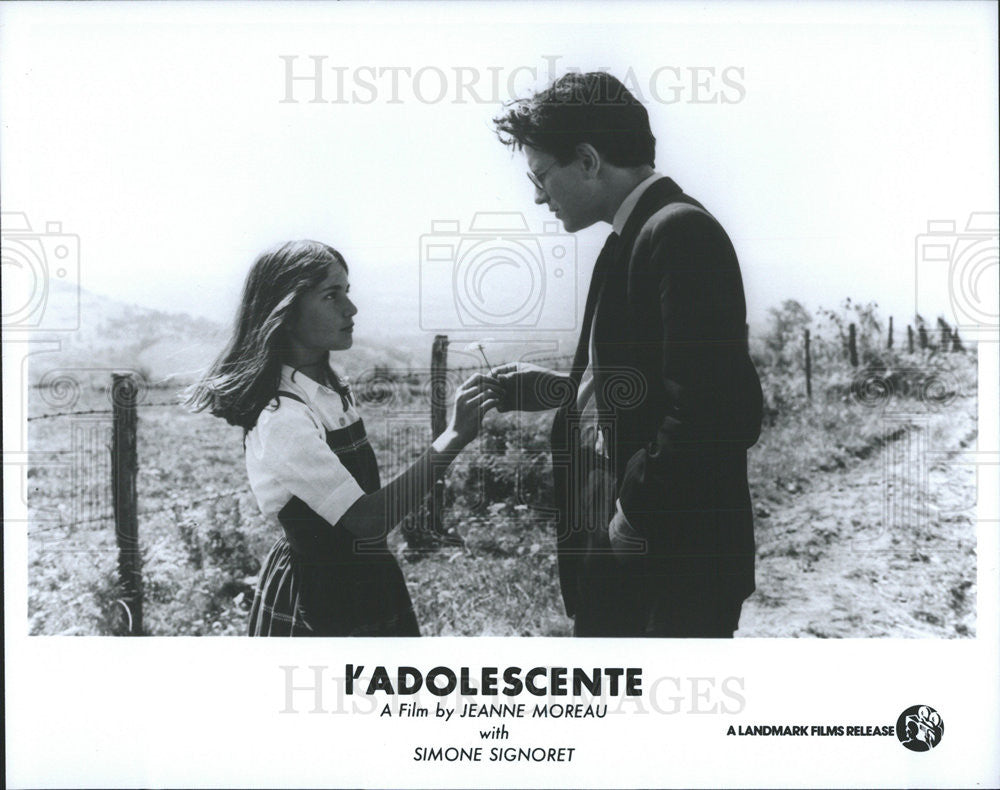 1979 Press Photo Adolescente The Adolescent Simone Signoret 
Laetitia Chauveau - Historic Images